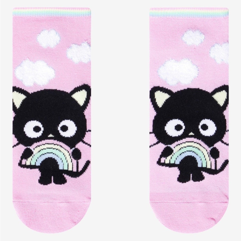 Chococat Sanrio Pastel Rainbow Cloud No Show Socks Hot Topic